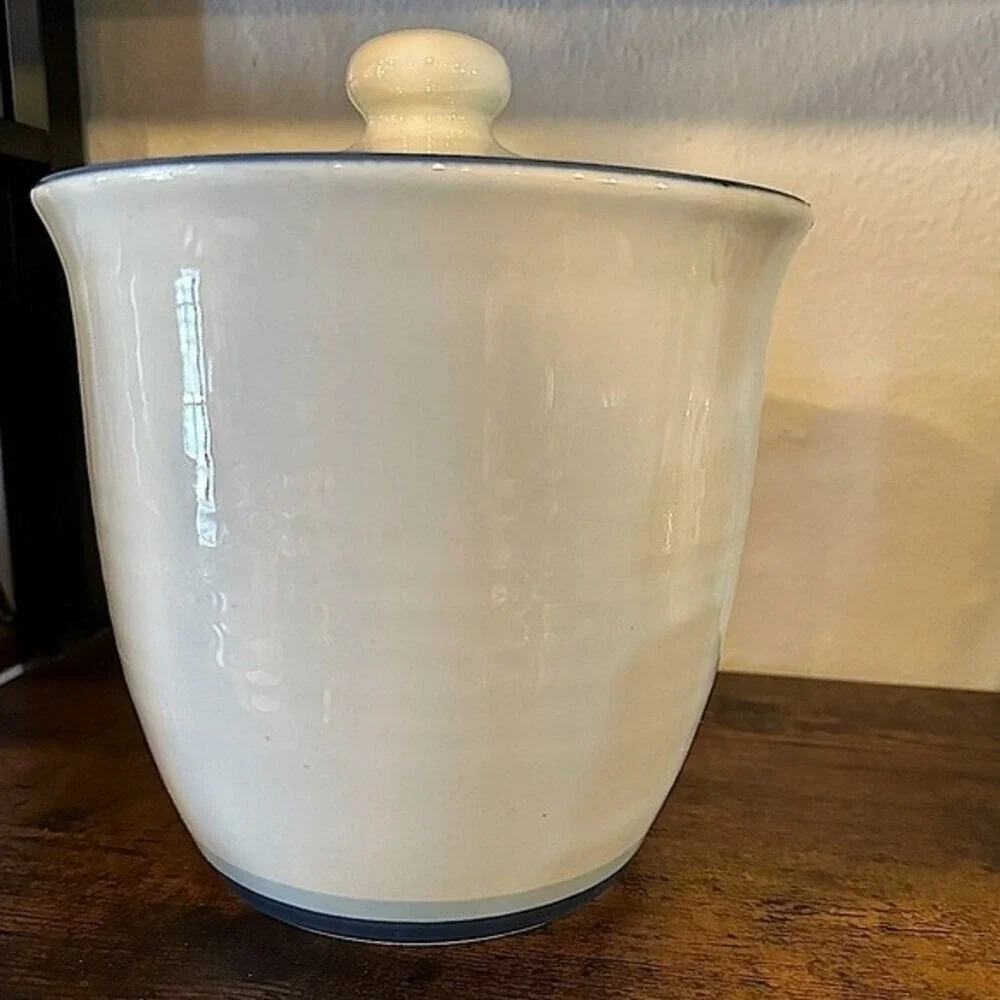 Pfaltzgraff Canister Storage Jar Lid‎ Rustic Farmhouse Kitchen Decor